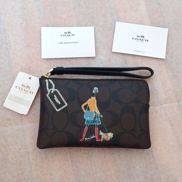Coach Handbags - SOLD - NWT COACH Bonnie Cashin Corner Zip Wristlet